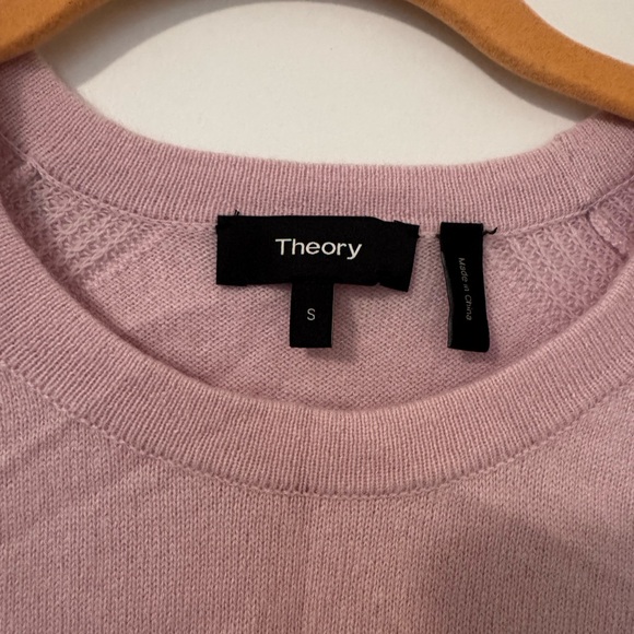 Theory Sweaters - Theory Light Pink Cashmere Sweater